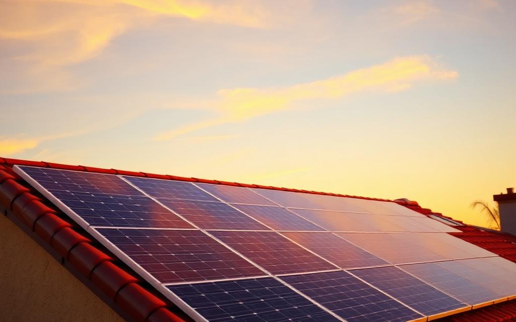 Solar panel installation in Southern California